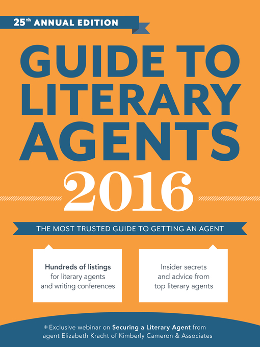 Cover image for Guide to Literary Agents 2016